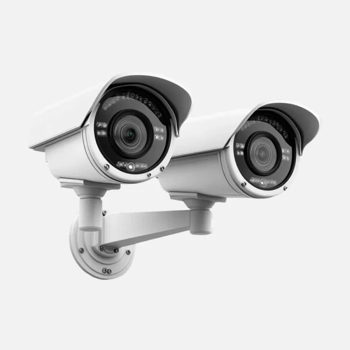 Dual lens robotic security camera